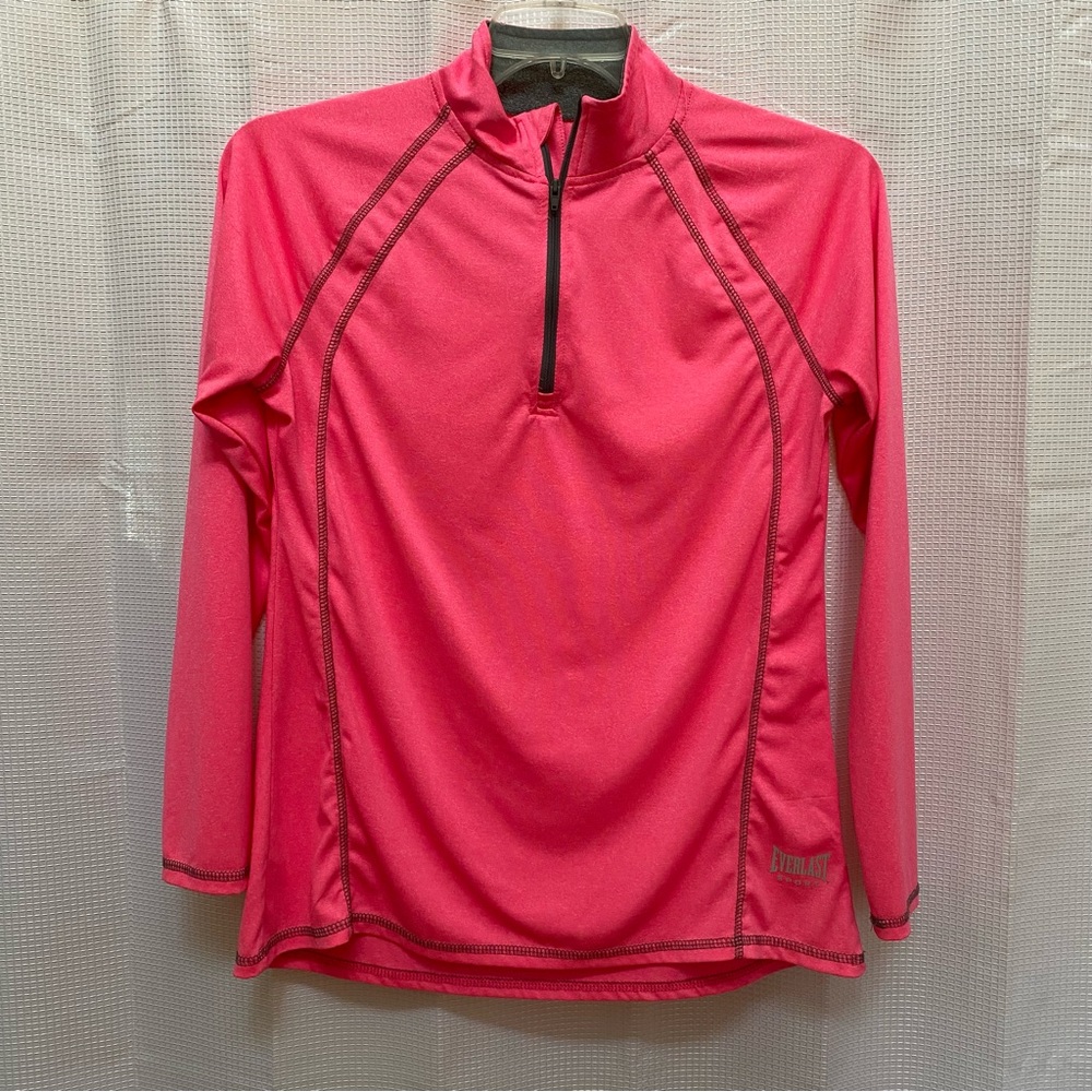 EVERLAST SPORT Ladies Activewear Quarter Zip Pullover Size L